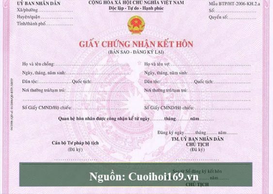 đăng ký kết hôn