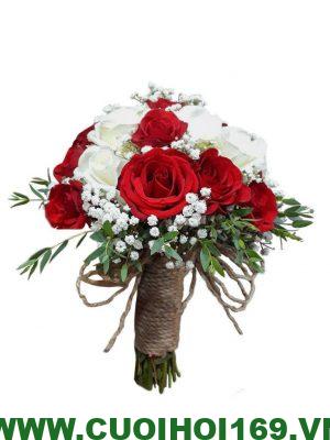 mẫu Hoa hồng cầm tay cô dâu đẹp nhất